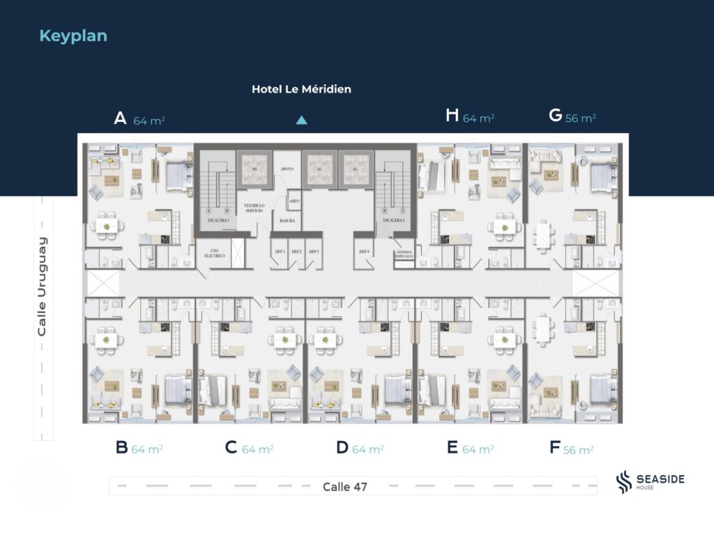 NUEVO BROCHURE SEASIDE - PLANTA TIPO - Editado