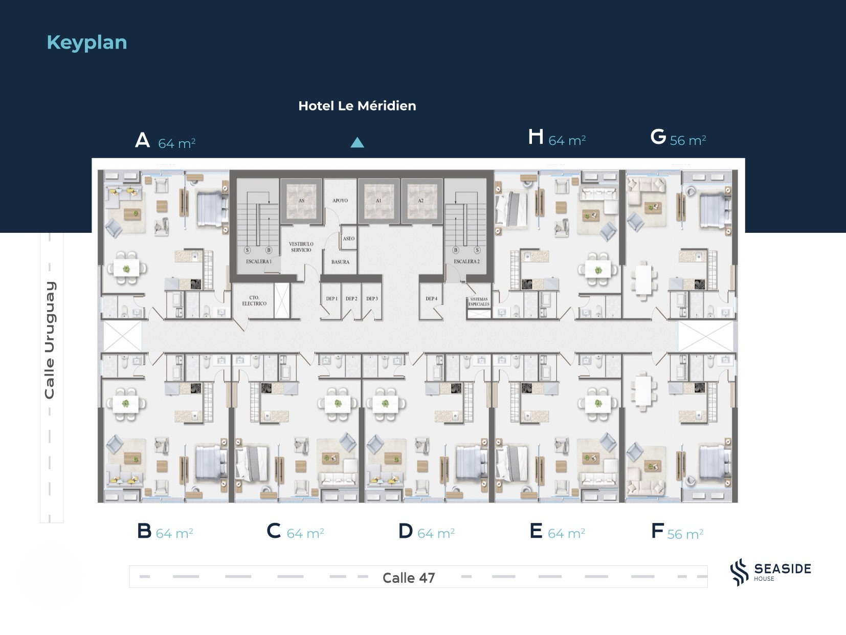 NUEVO BROCHURE SEASIDE - PLANTA TIPO - Editado