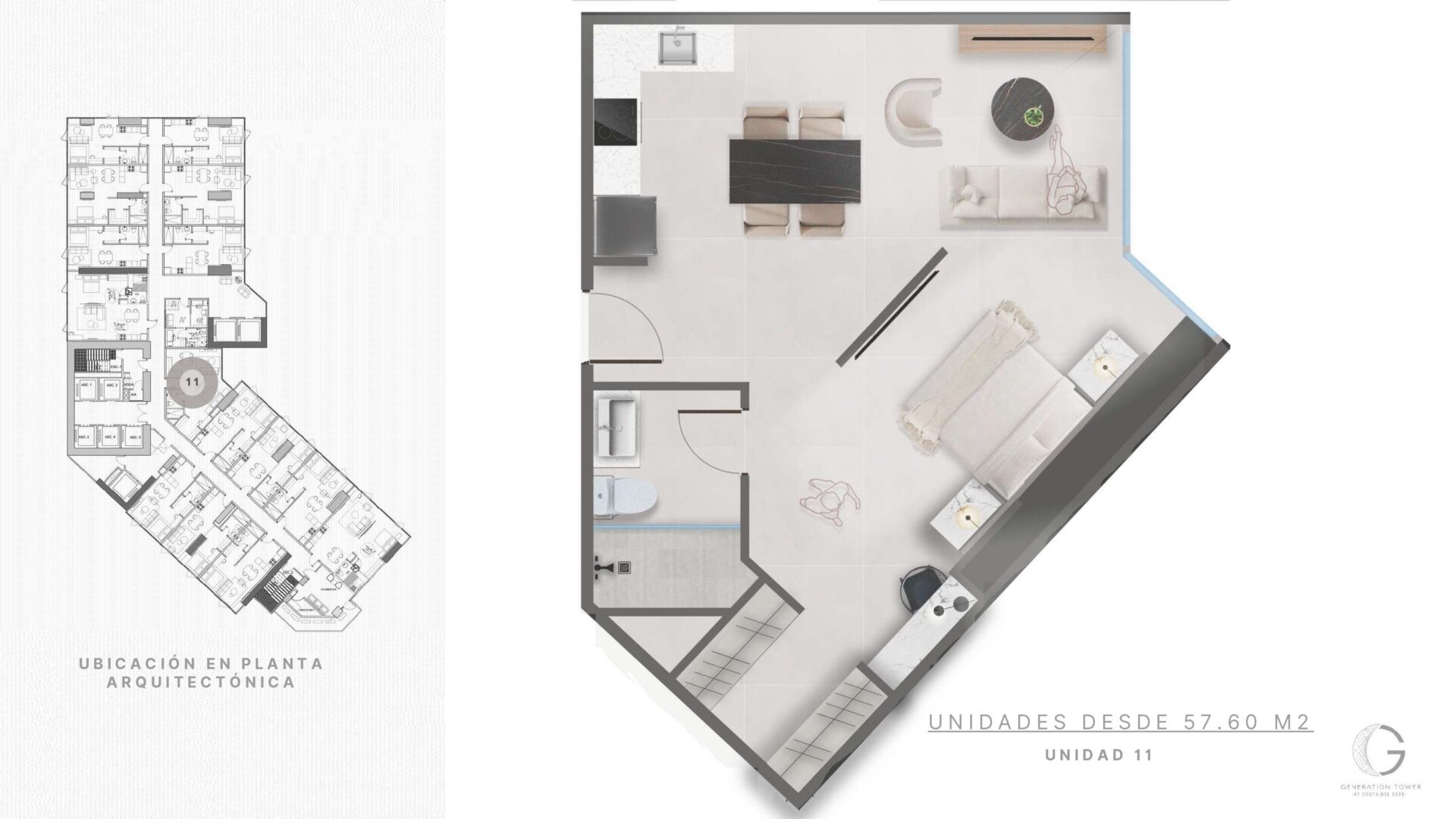 Aptos 57.60 m2 - Generation Tower