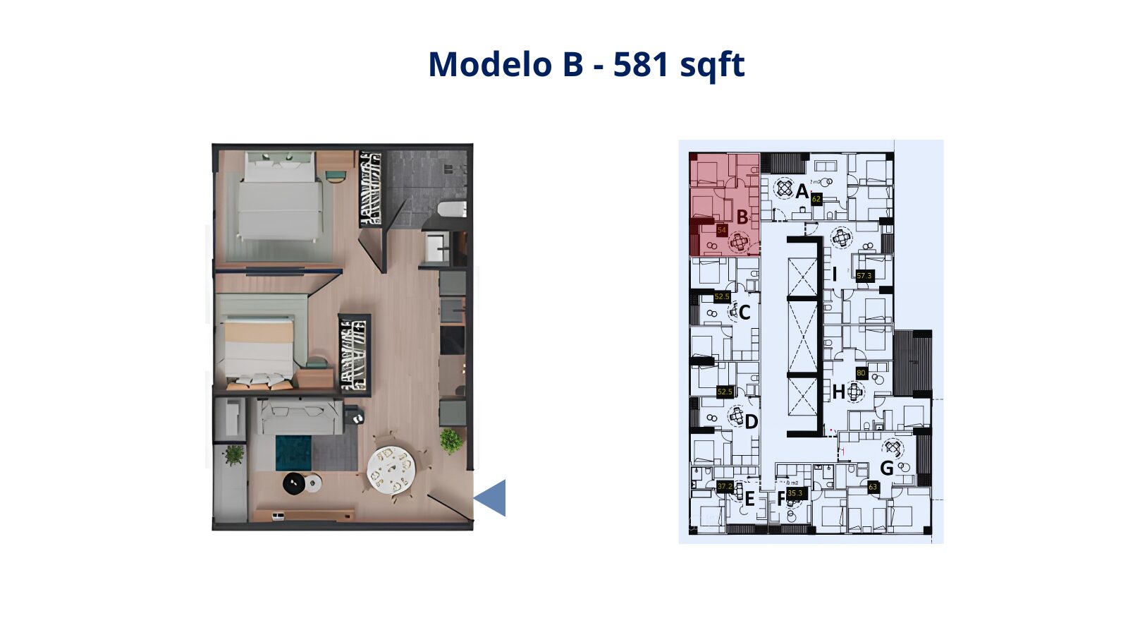 Modelo B + Planta Tipo