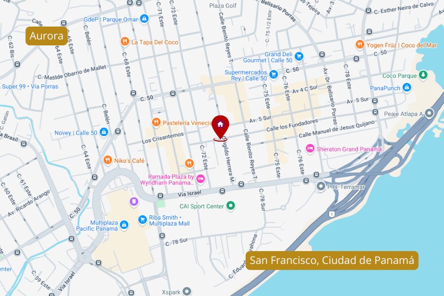Ubicación - Aurora