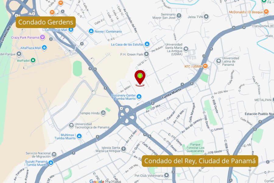 Ubicación - Condado Gardens